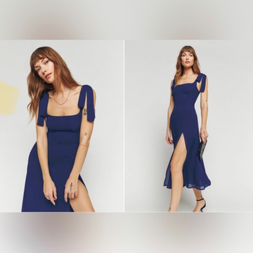 Reformation Twilight Dress Danube Midi 4P